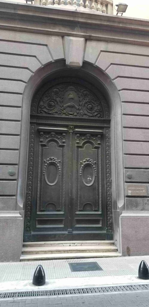 25 de mayo 463 - ARCHIVO GENERAL DE LA NACION - puerta